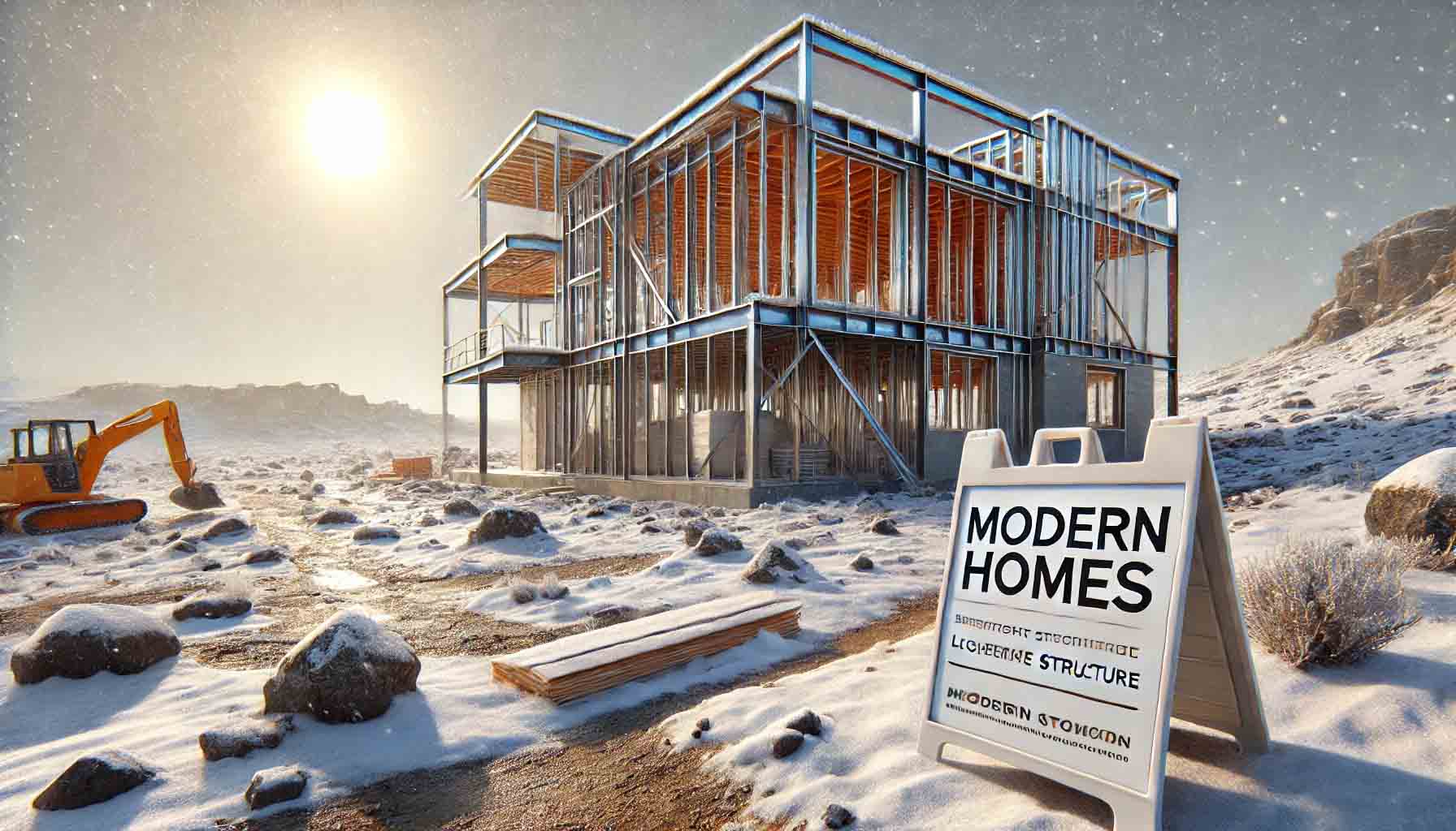 Könnyűszerkezetes házak építése extrém éghajlati körülmények között